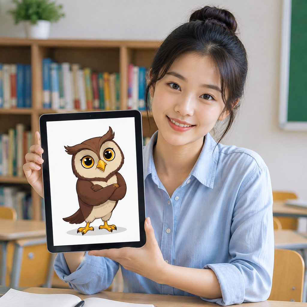 Reading-app mascot