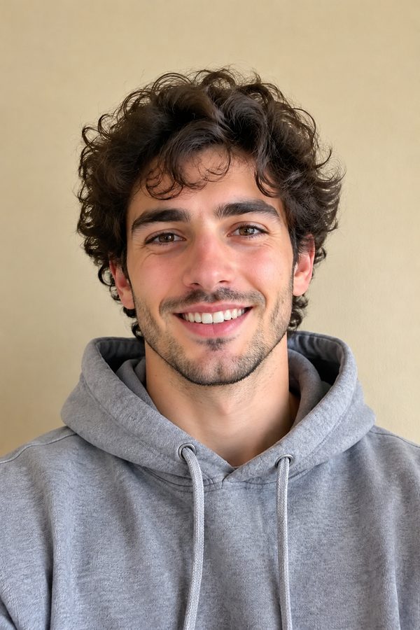 Smile filter: a neutral face changed to a natural smile