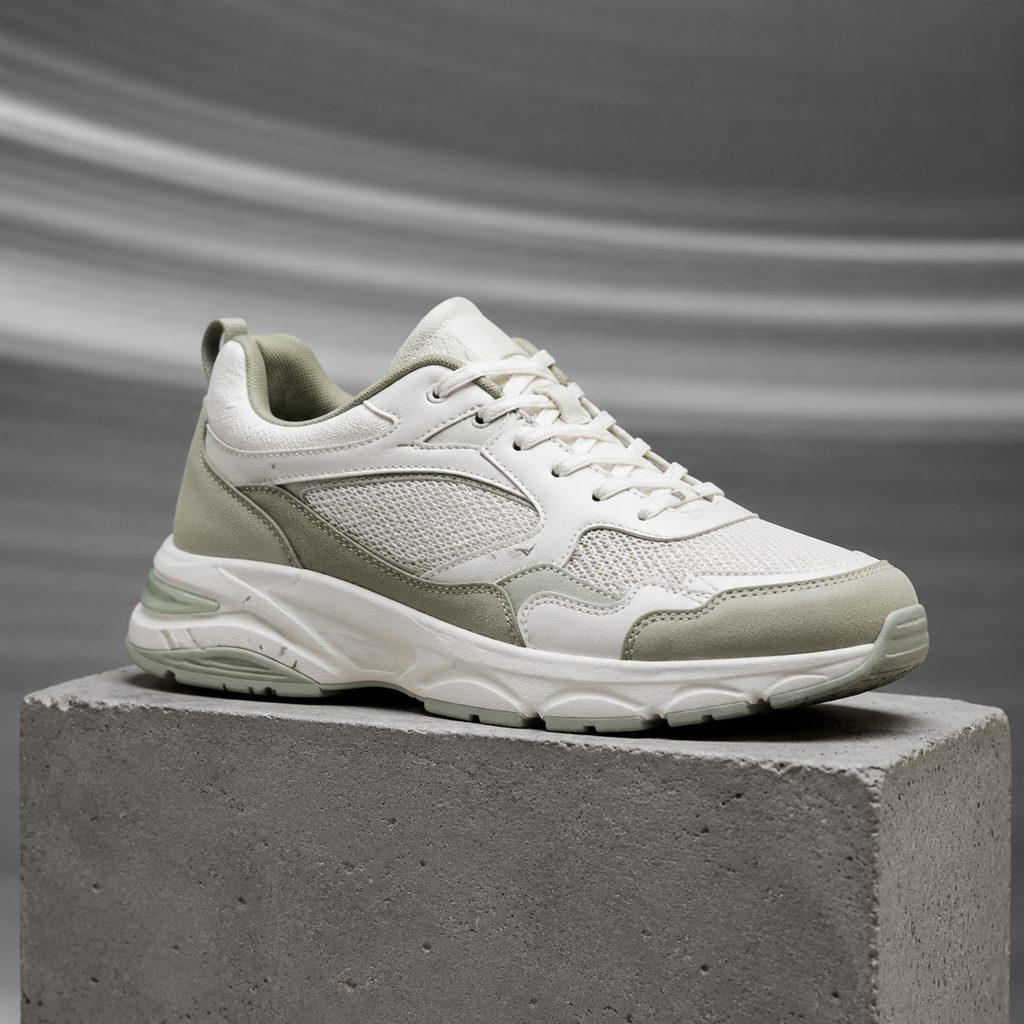 Sneaker reveal, outer side first