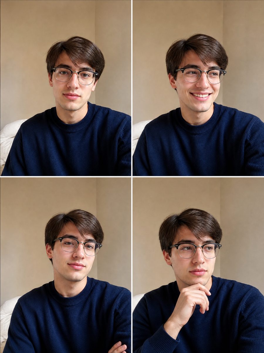 Actor comp card in a day