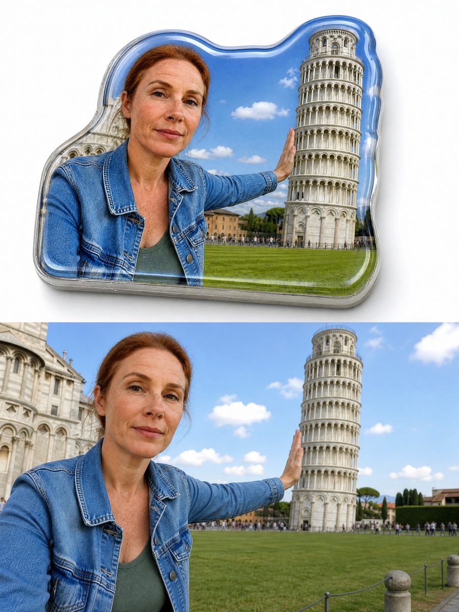 Postcard from a trip that skipped Pisa