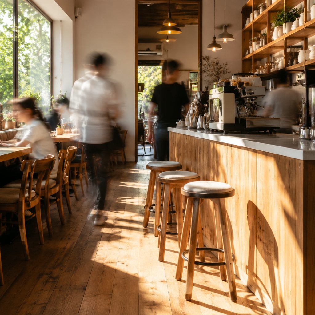 Cafe from open to close