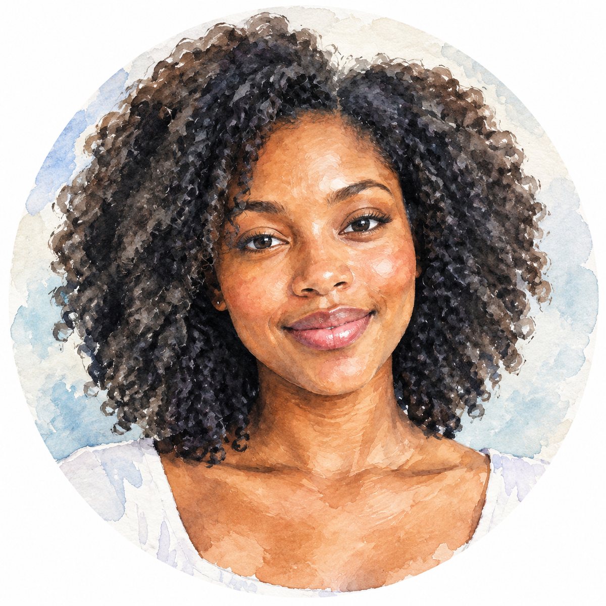 Watercolor AI avatar made from a selfie — avatar