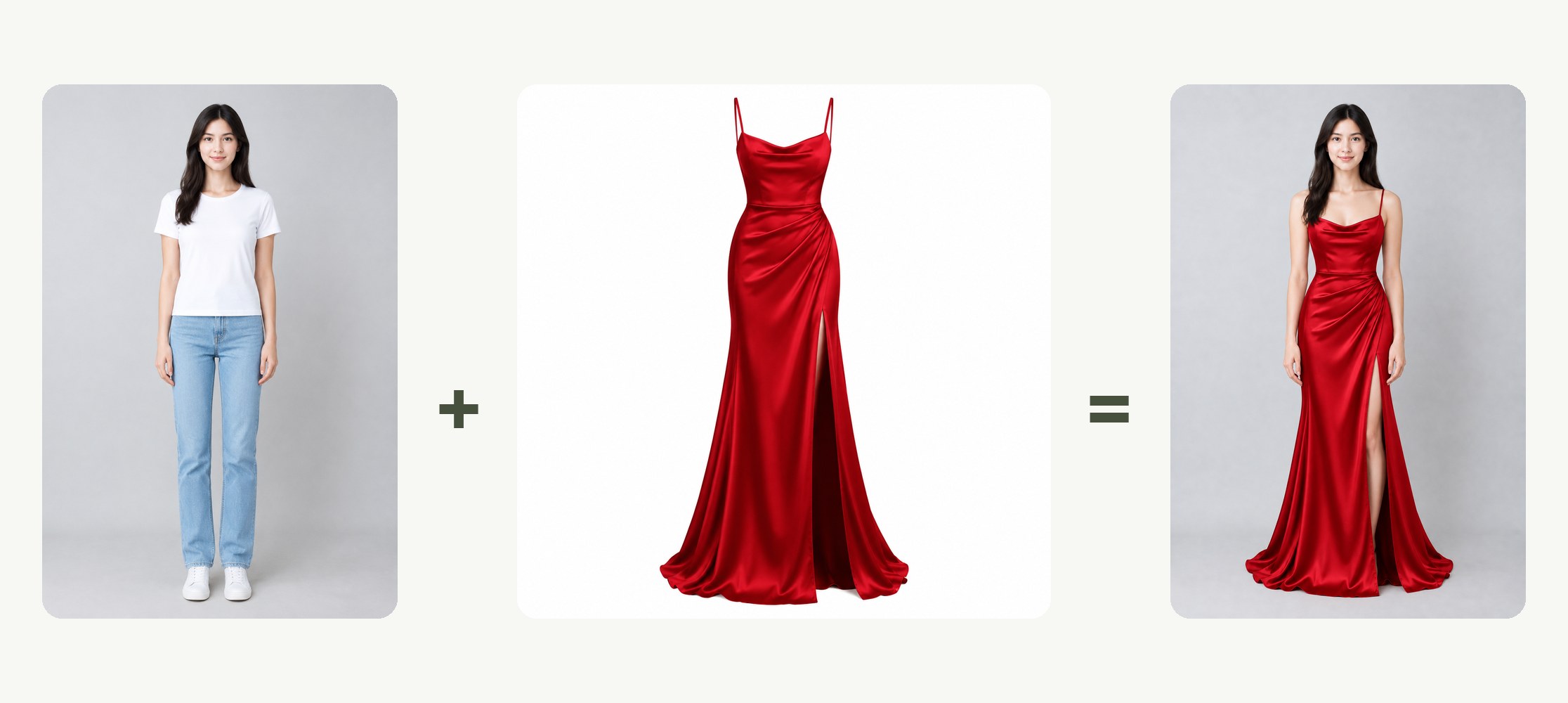 One photo of you, one photo of the garment