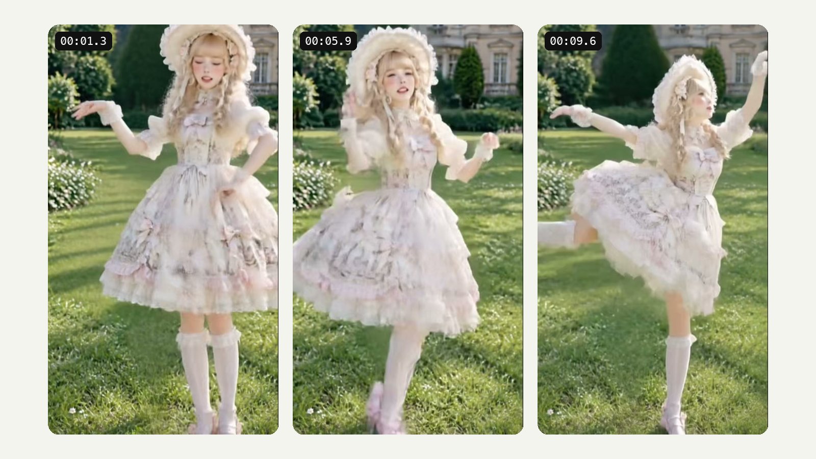 Use any dance video, not a template menu