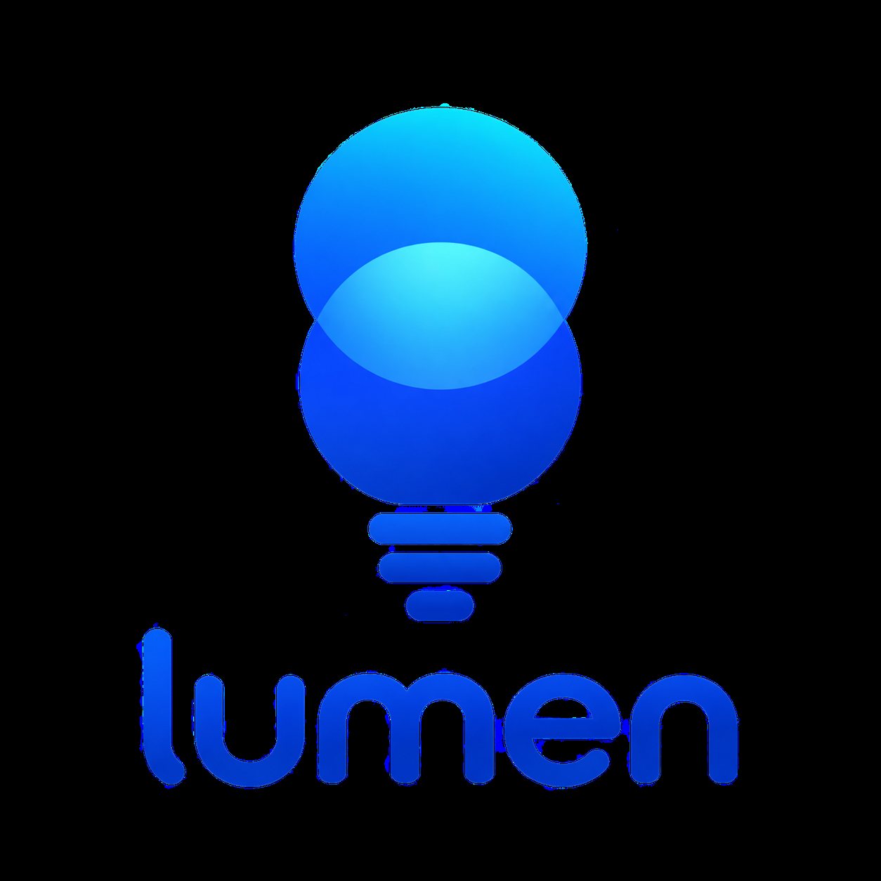 Abstract bulb logo for an app — logo