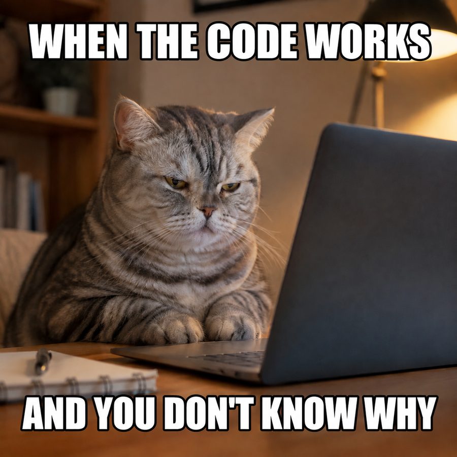 The finished cat meme