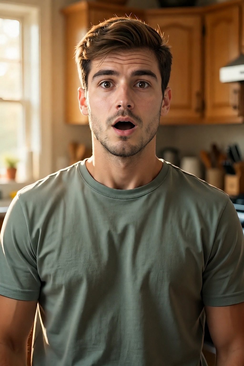 AI face swap on a reaction GIF — face swapped