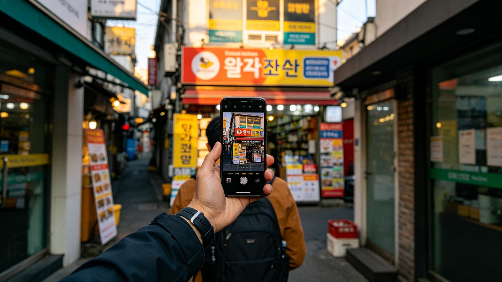 A photo translator for menus, labels and manuals