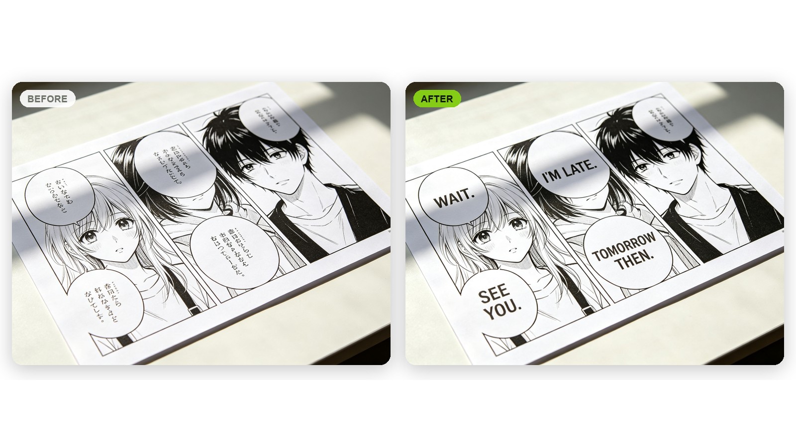 A manga translator that keeps the page intact