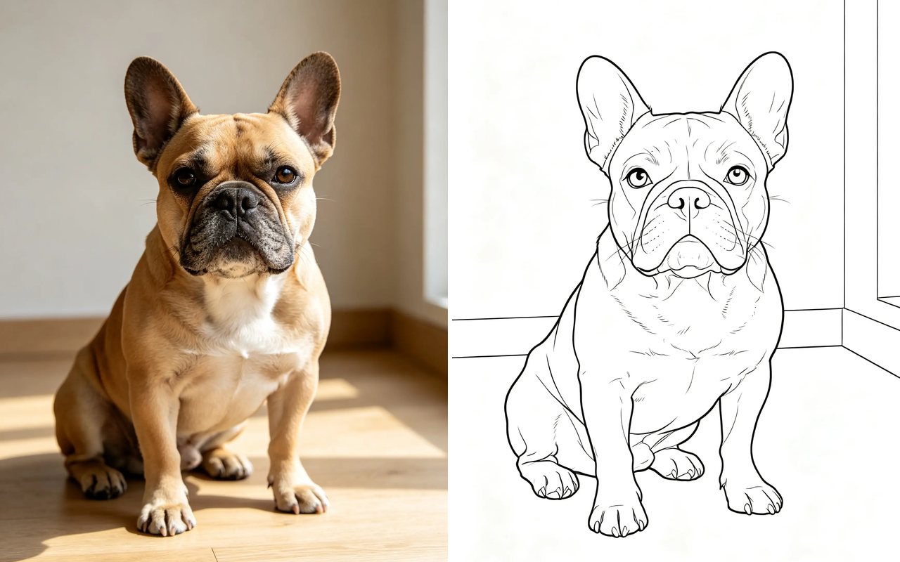 Photo to Coloring Page