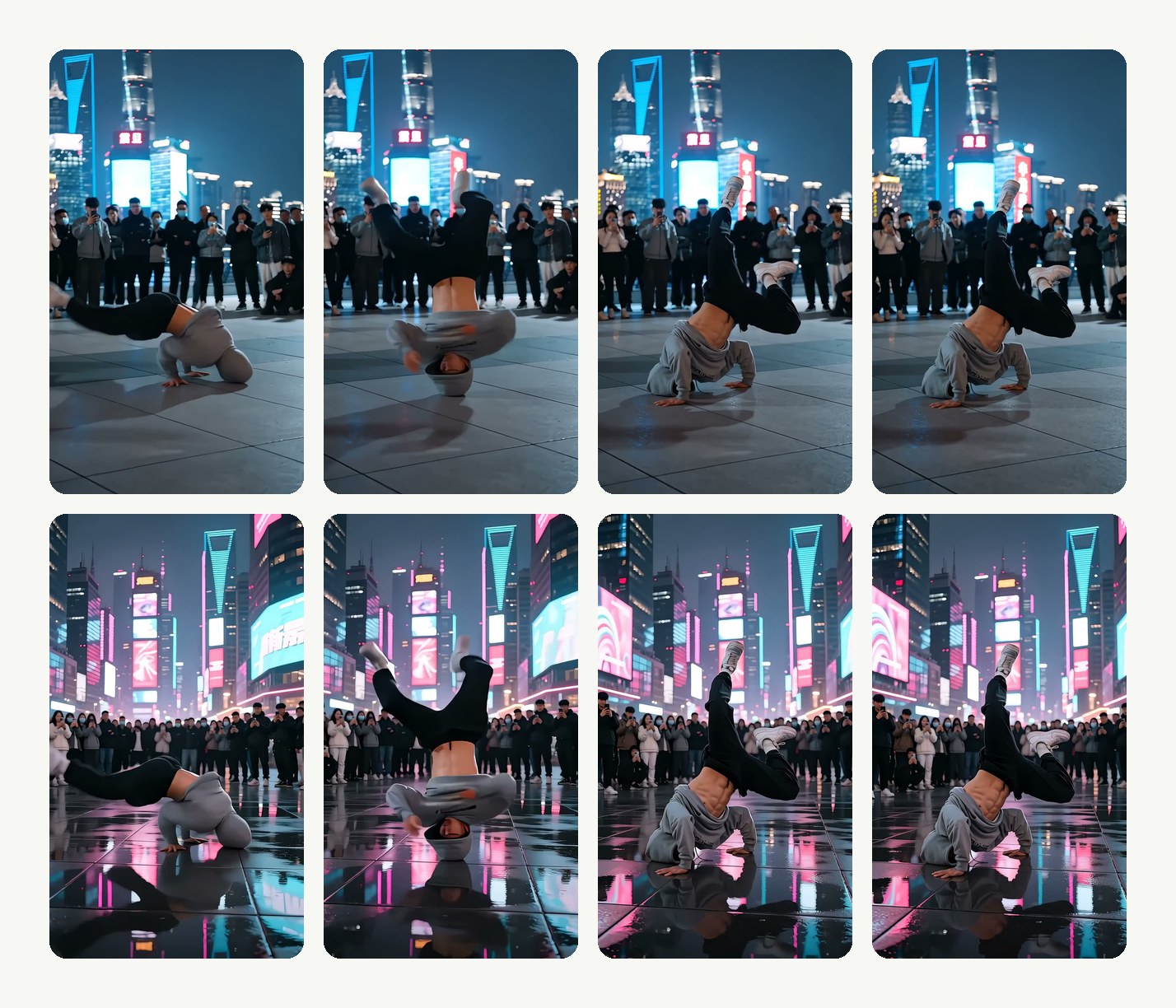 Motion locked to the original